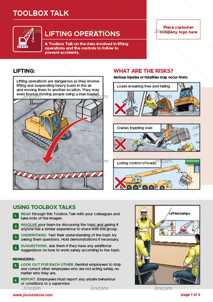 Lifting Operations Key Message Poster Hindi Jincom - vrogue.co